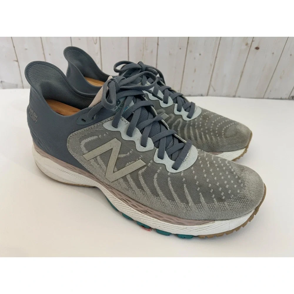 New Balance Fresh Foam X 860v Womens Sz 11 W Blue Gray Sneakers
